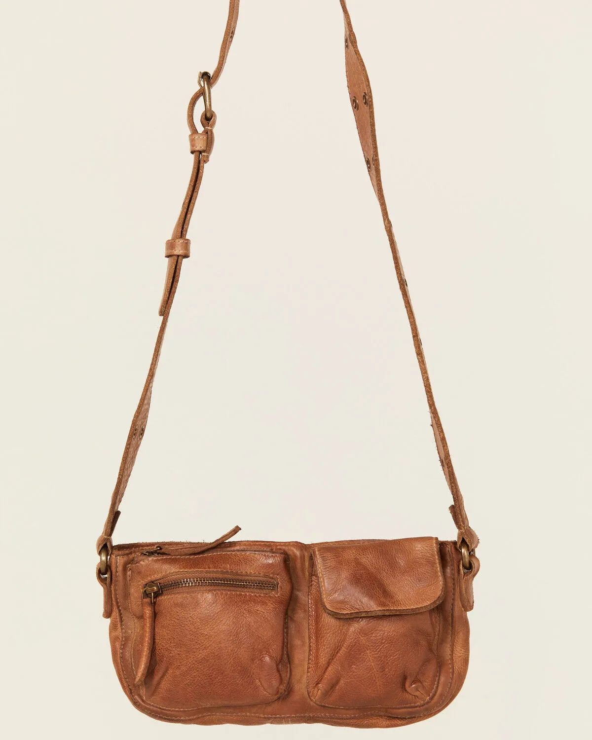 Free People Women's Wade Leather Crossbody Bag