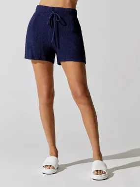 Gauze Short - New Navy