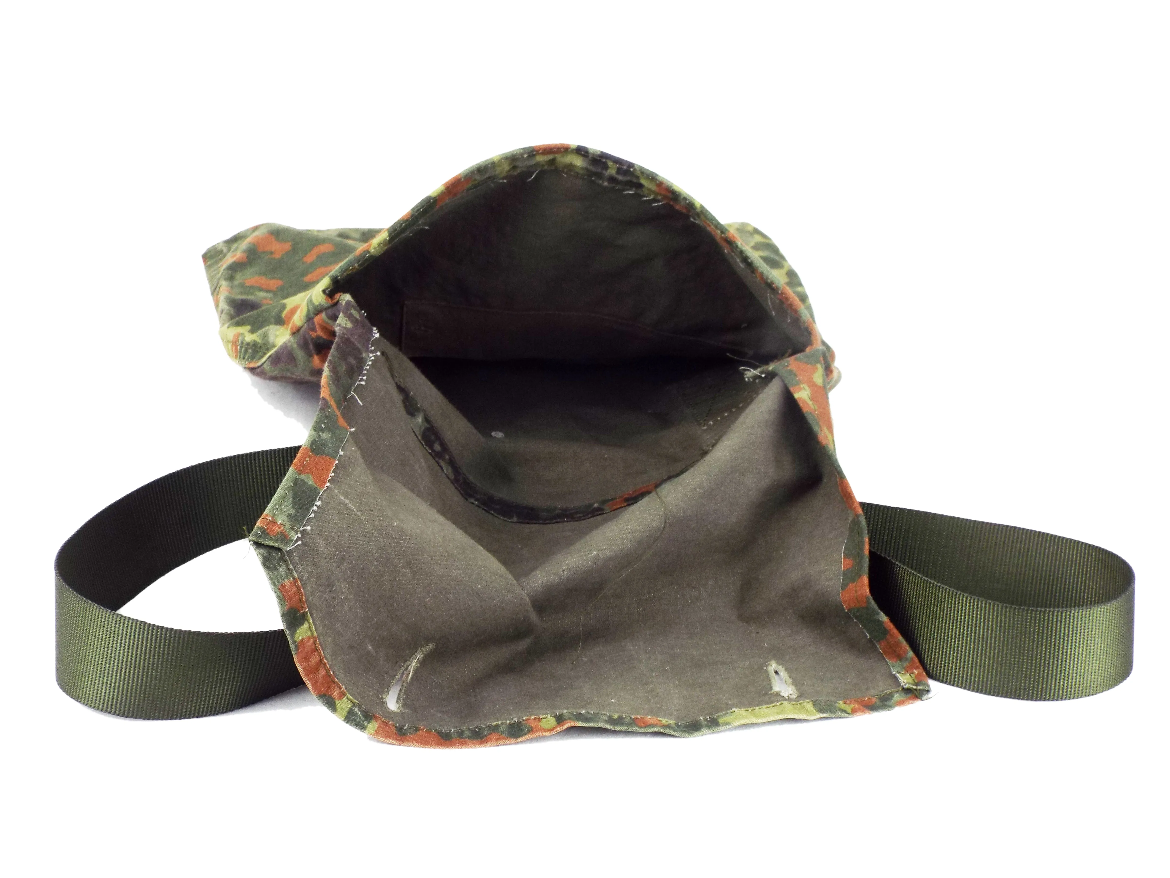 German Flecktarn camo general purpose bag - with added shoulder strap