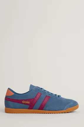 Gola Bullet Suede Trainers - Moonlight, Cerise and Terracotta