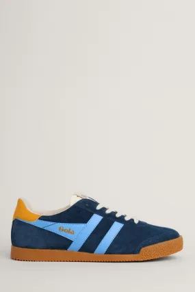 Gola Elan Suede Trainers - Navy, Vista and Sun