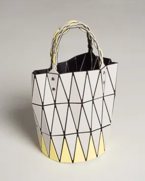 Grey and Yellow Bucket Bag