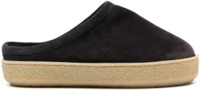 ISABEL MARANT Fozee suede flatform mules Black