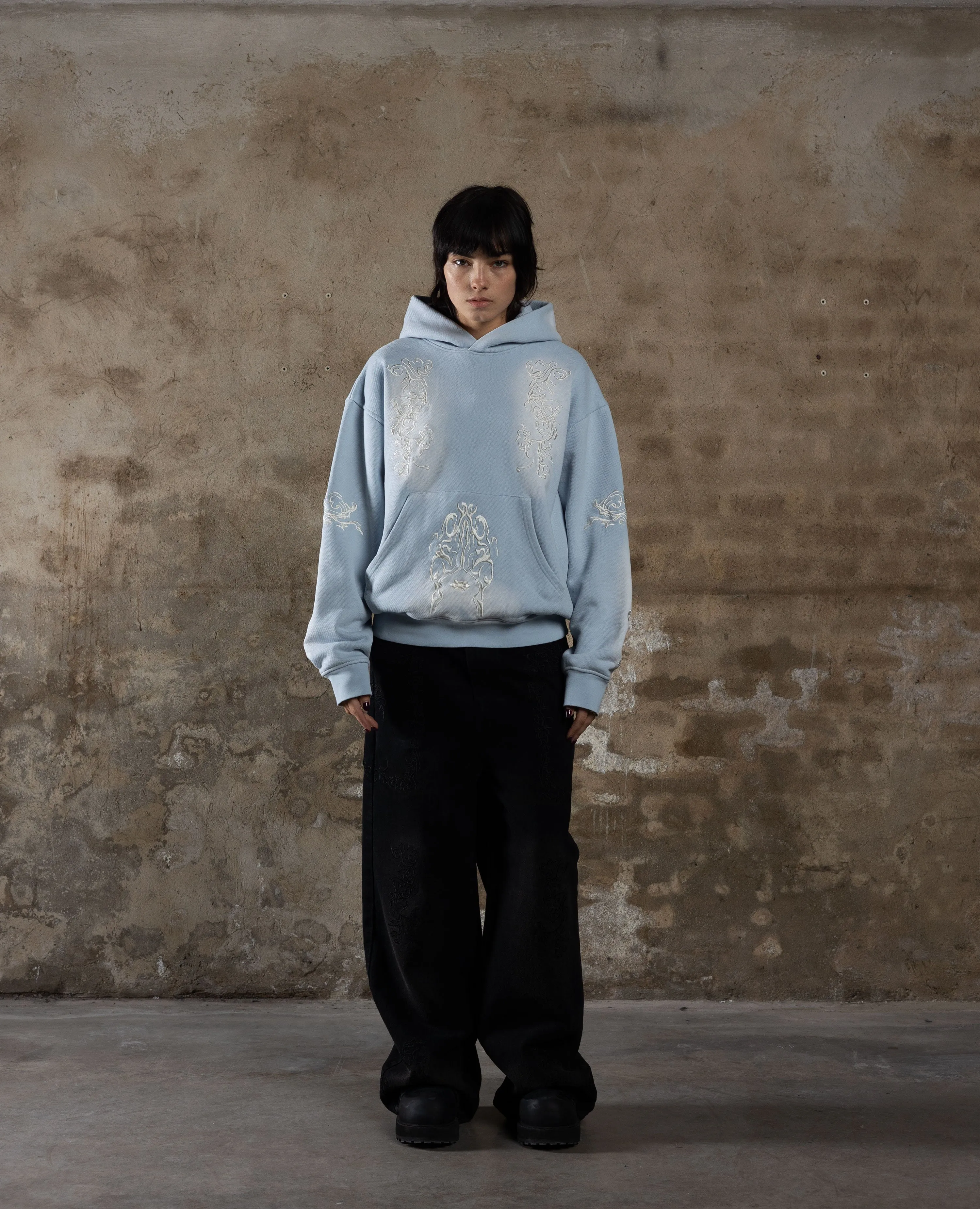 IVY LIGHT BLUE HOODIE - ULTRA HEAVY