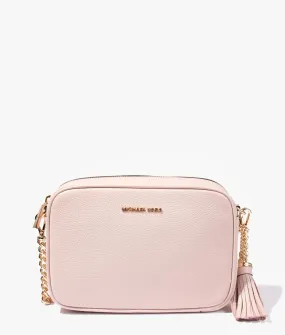 Jet set camera bag in soft pink