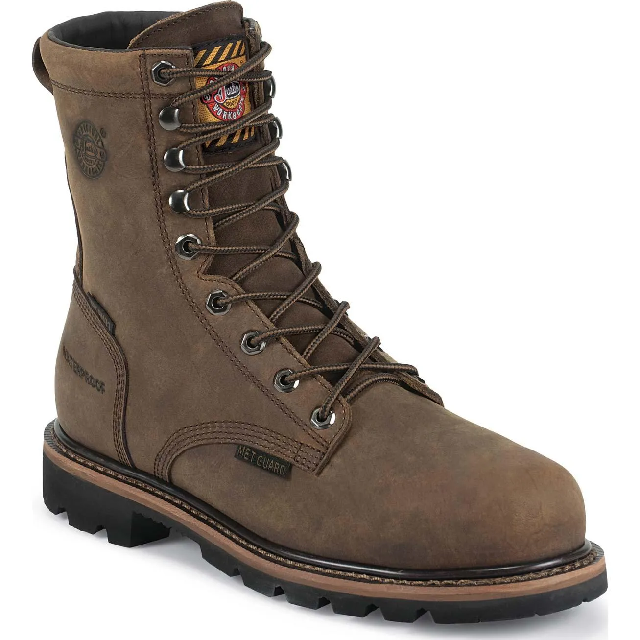 Justin Worker II™ Pulley Composite Toe Internal Met Guard Waterproof Work Boot