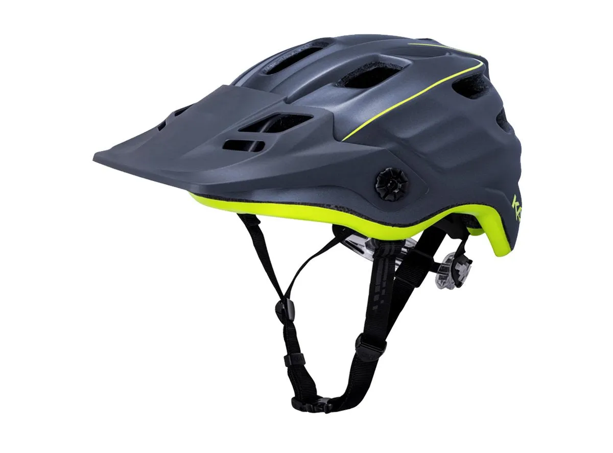 Kali Protectives Maya 2.0 Revolt MTB Helmet - Matt Titanium-Flo Yellow - 2019