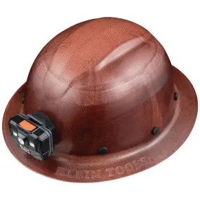 Klein Tools Hard Hat, KONSTRUCT Series, Full-Brim, Class G, Rechargeable Headlamp 60447