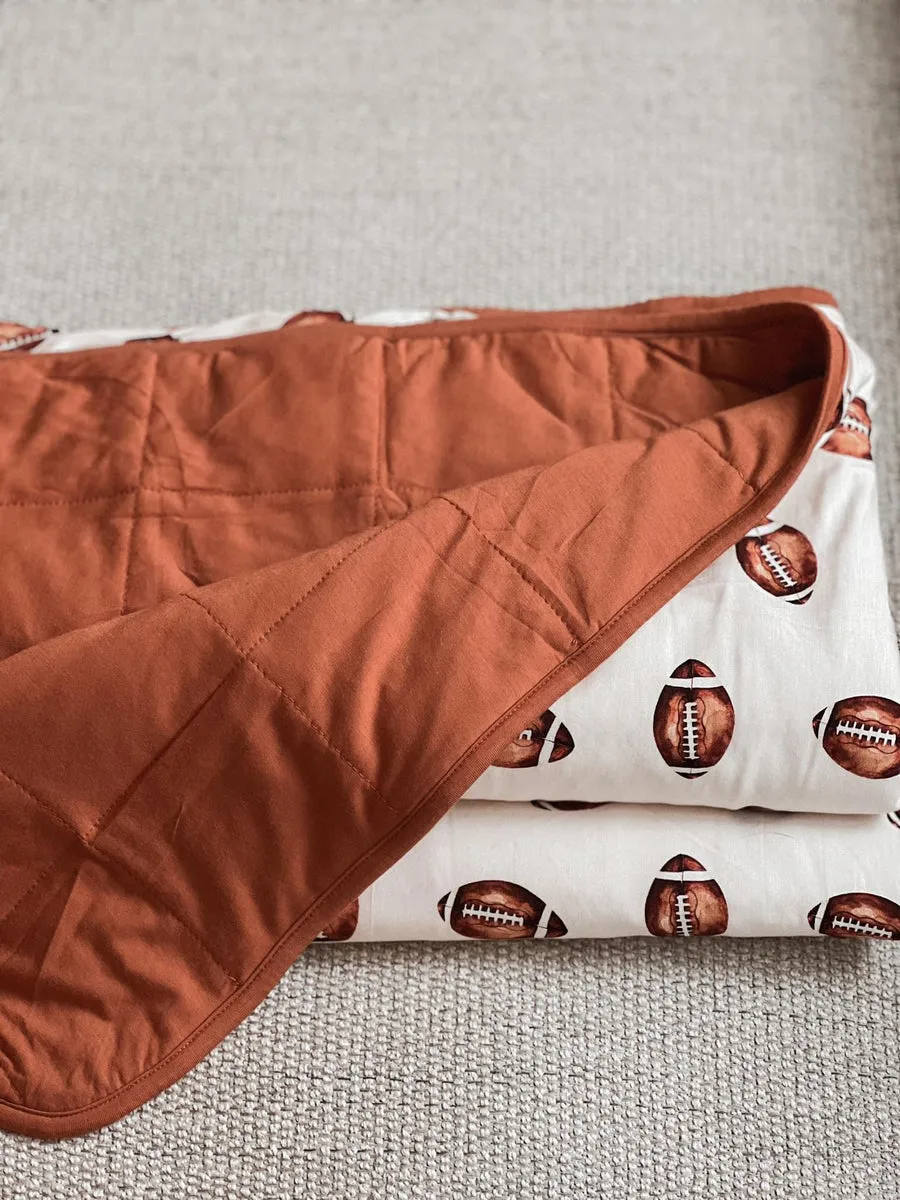 Little Joy Co. 1.0 Tog Quilt - Football