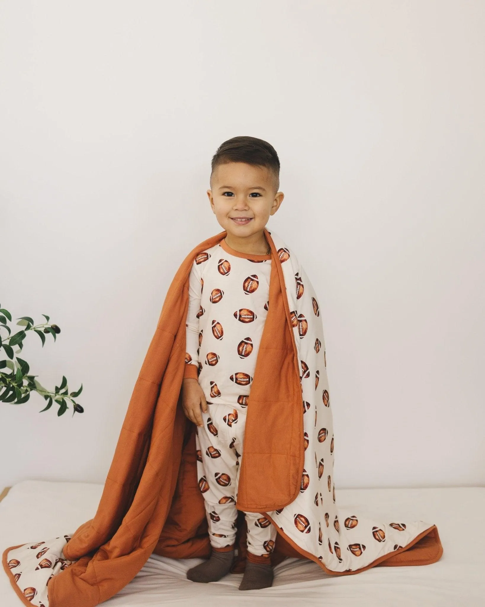 Little Joy Co. 1.0 Tog Quilt - Football