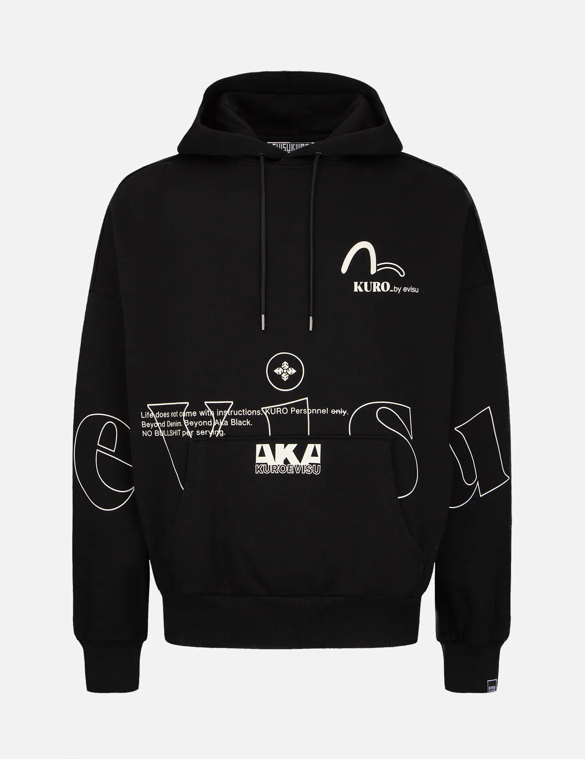 Logo Print Oversized Hoodie