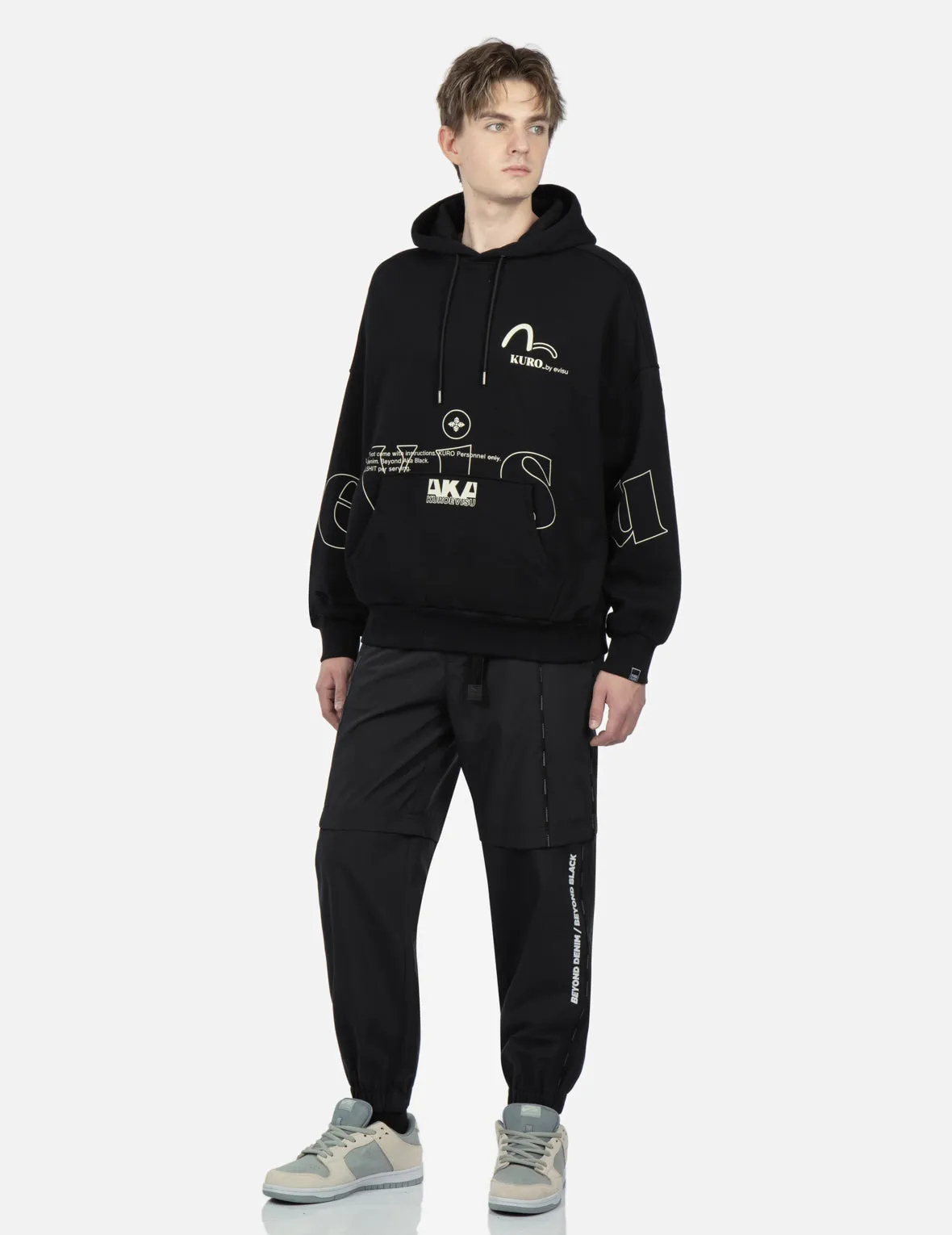 Logo Print Oversized Hoodie