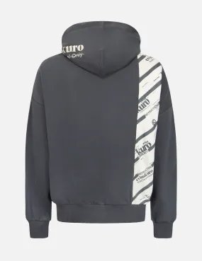 Logo Printed Pannel Hoodie