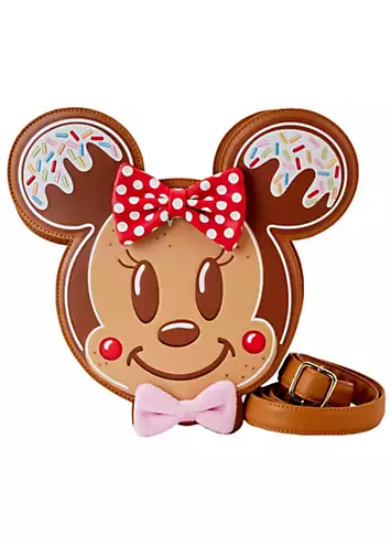 Loungefly Disney Mickey & Minnie Gingerbread Cookie Figural Crossbody Bag | Kaleidoscope