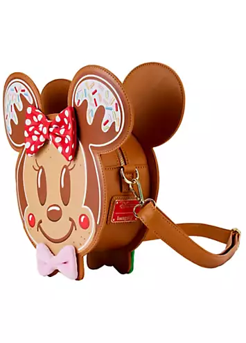 Loungefly Disney Mickey & Minnie Gingerbread Cookie Figural Crossbody Bag | Kaleidoscope