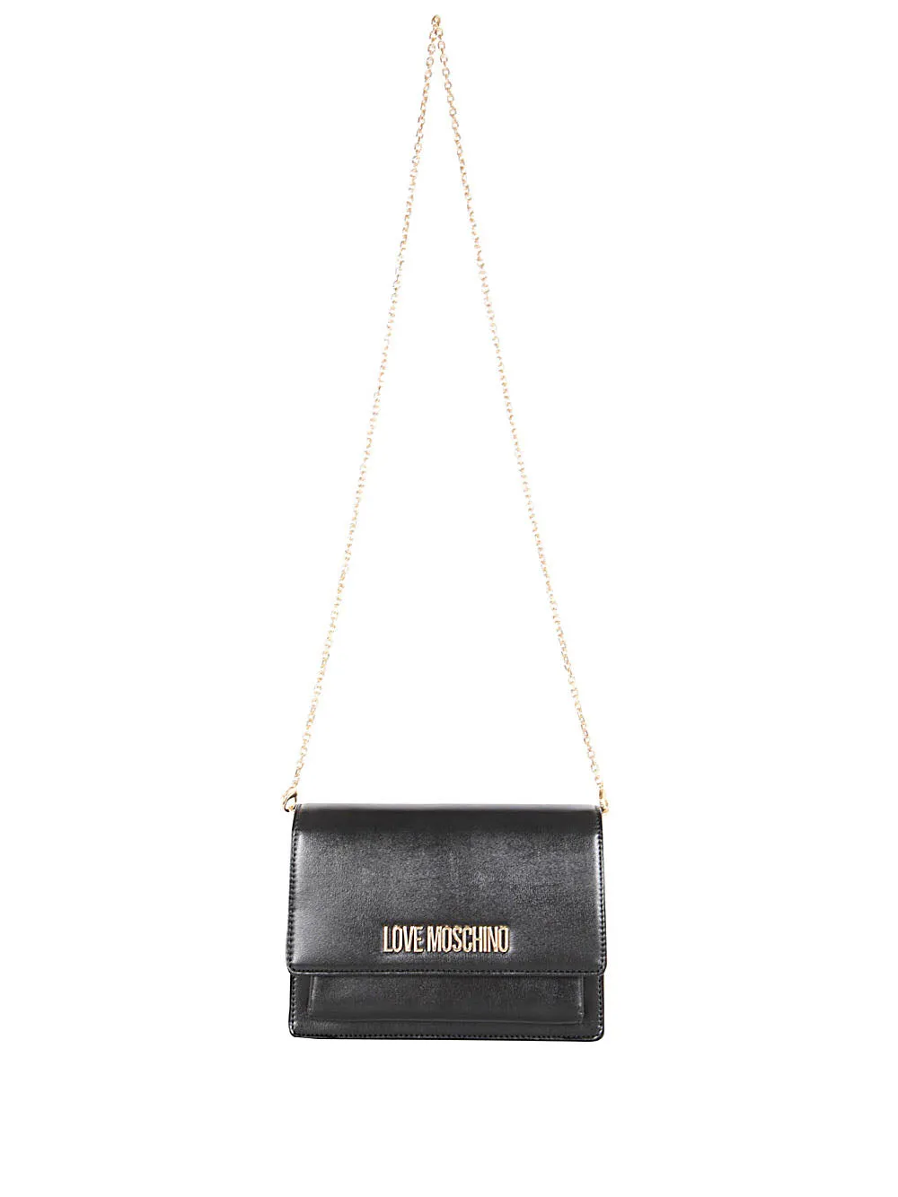 Love Moschino Logo Plaque Crossbody Bag