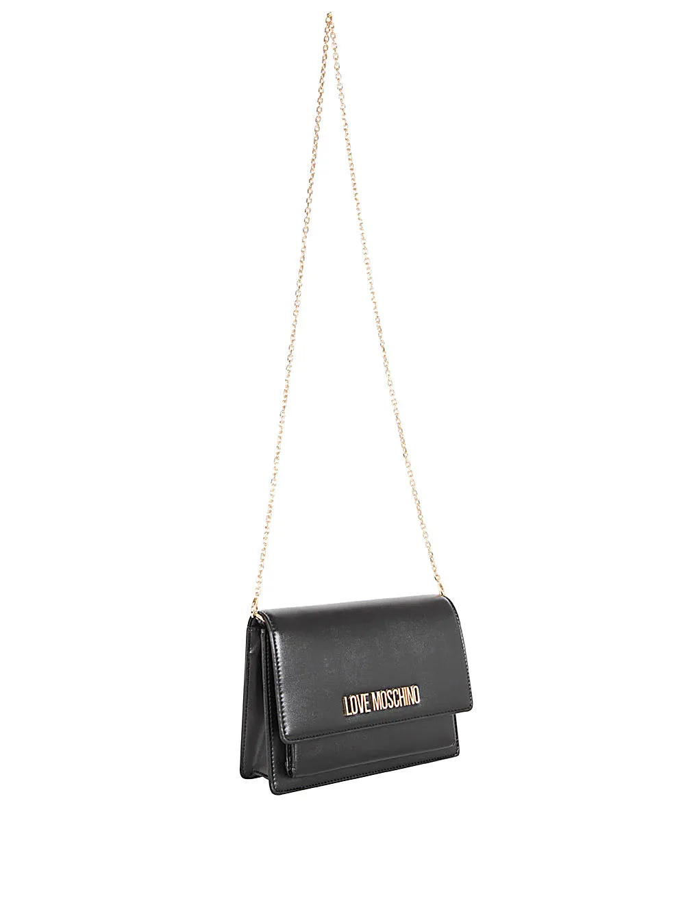 Love Moschino Logo Plaque Crossbody Bag