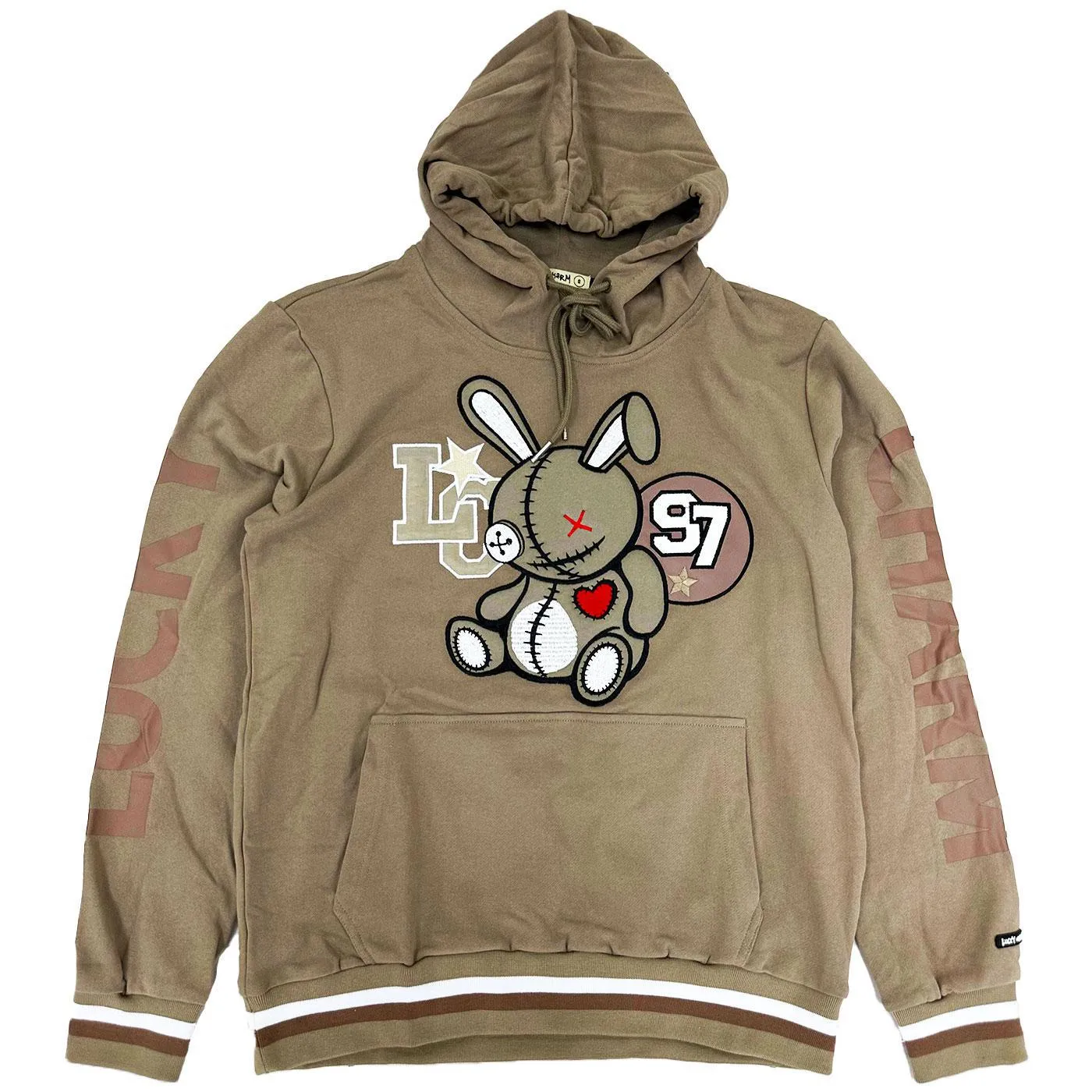 Lucky Charm Hoodie (Dark Khaki)