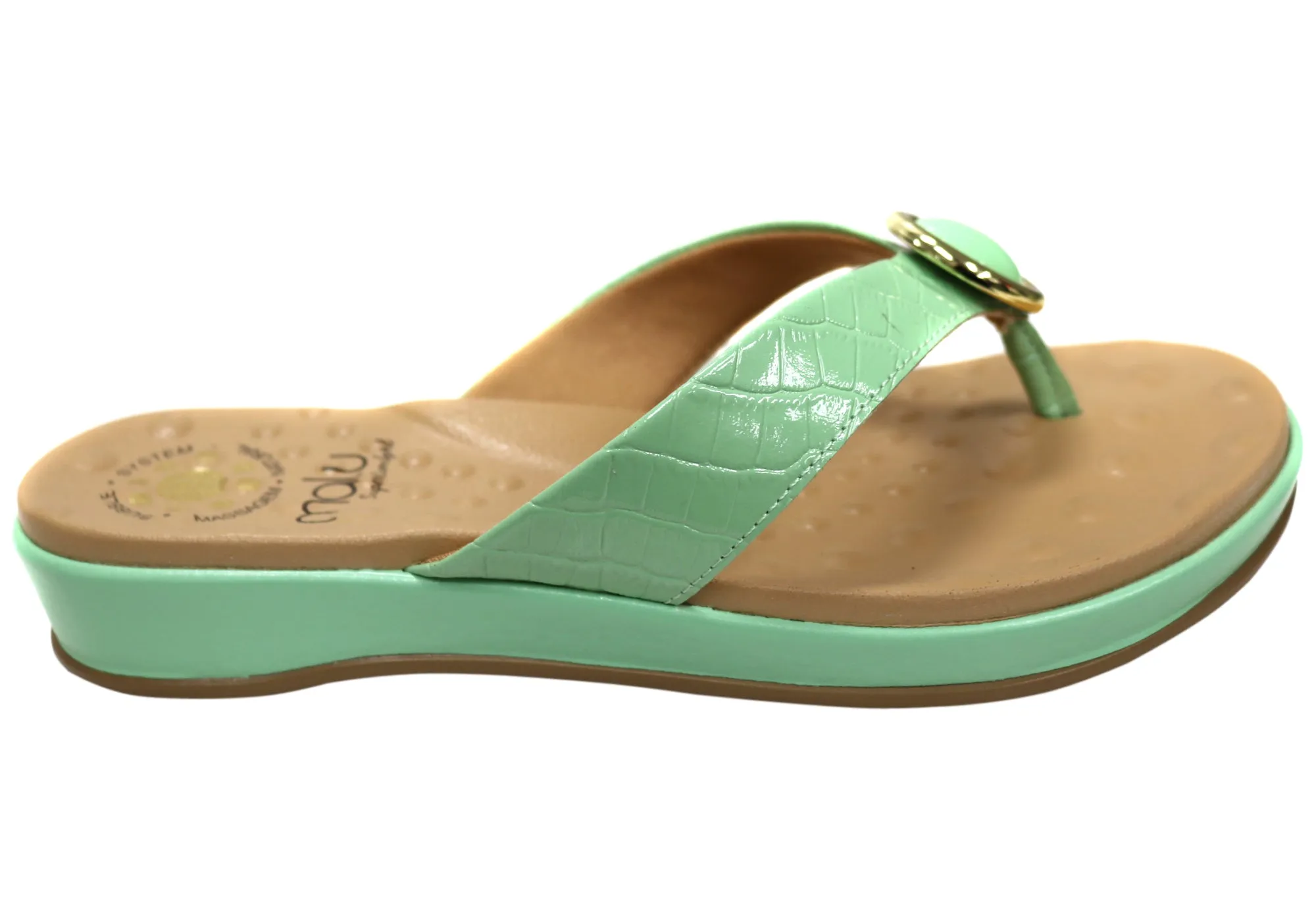 Malu Supercomfort Larra Womens Comfort Thongs Sandals Made In Brazil