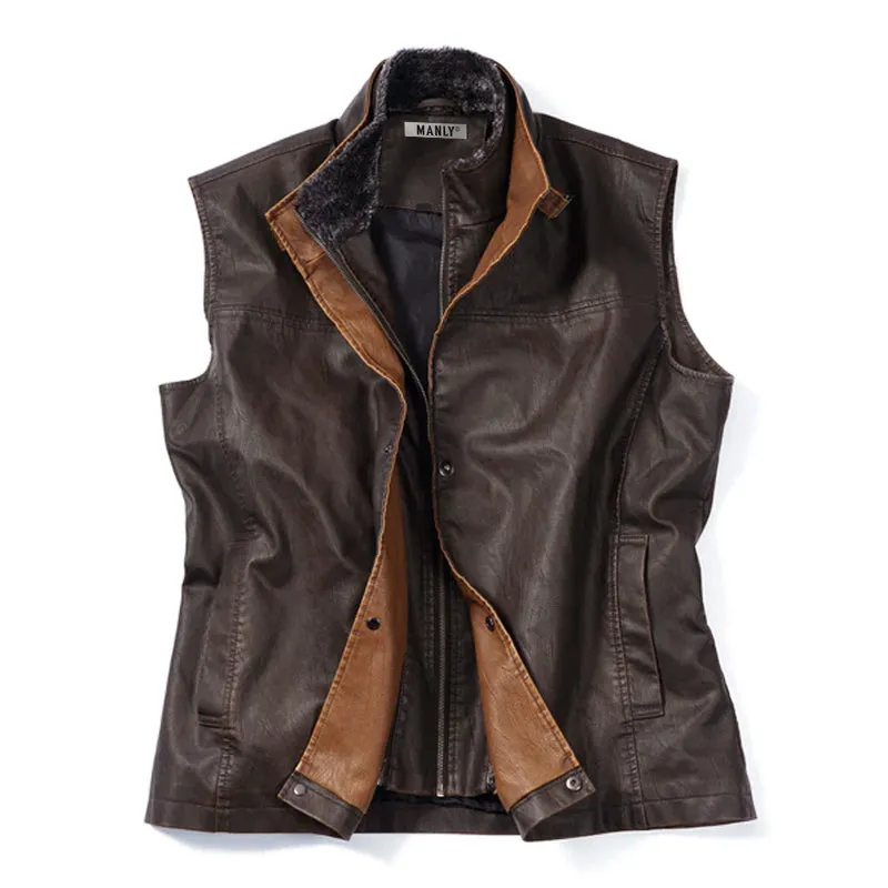 MEN'S 1971 OLD MAN CLUB VINTAGE DOUBLE COLLAR VEST