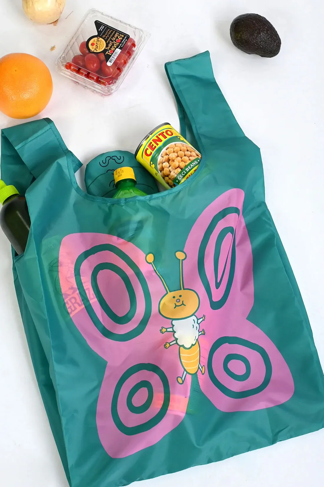 Mighty Morphing Reusable Bag with Pouch