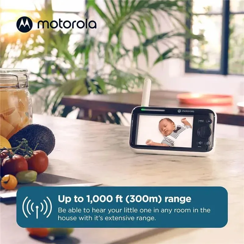 Motorola - 5 WiFi Video Baby Monitor with Camera