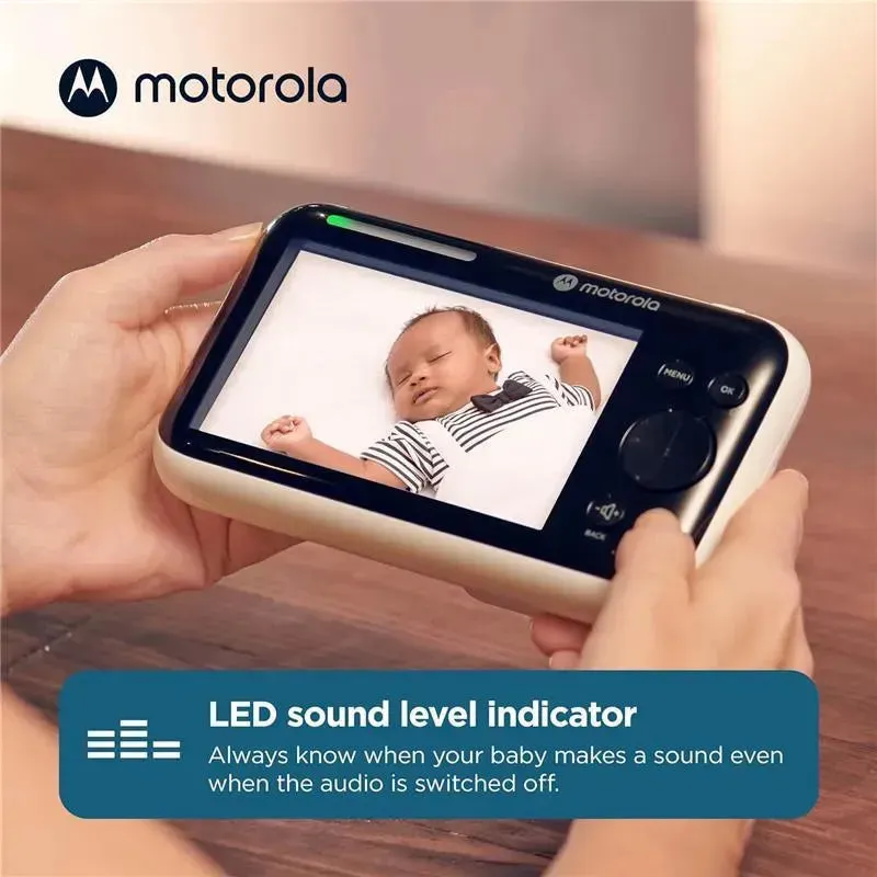 Motorola - 5 WiFi Video Baby Monitor with Camera