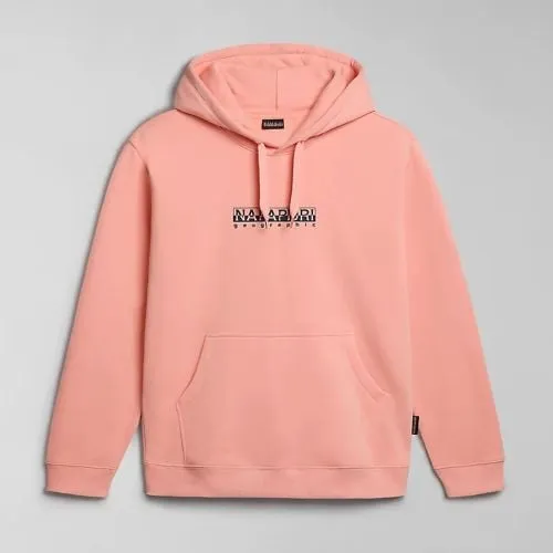 napapijri B Box Men's Hoodie in pink salmon np0a4gbep1i1, white whisper np0agben1a1 at kular fashion