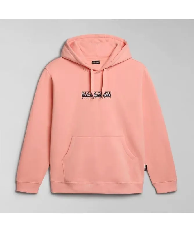 napapijri B Box Men's Hoodie in pink salmon np0a4gbep1i1, white whisper np0agben1a1 at kular fashion