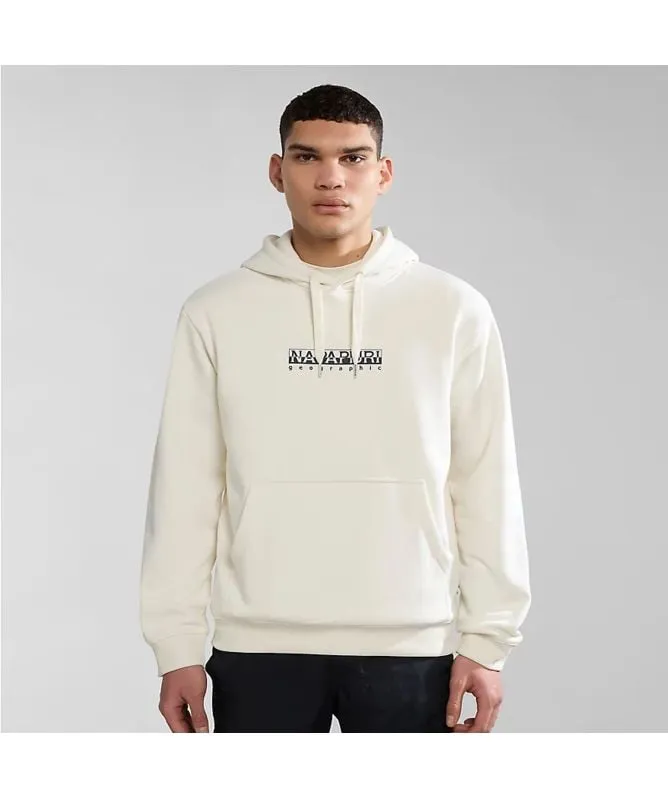 napapijri B Box Men's Hoodie in pink salmon np0a4gbep1i1, white whisper np0agben1a1 at kular fashion