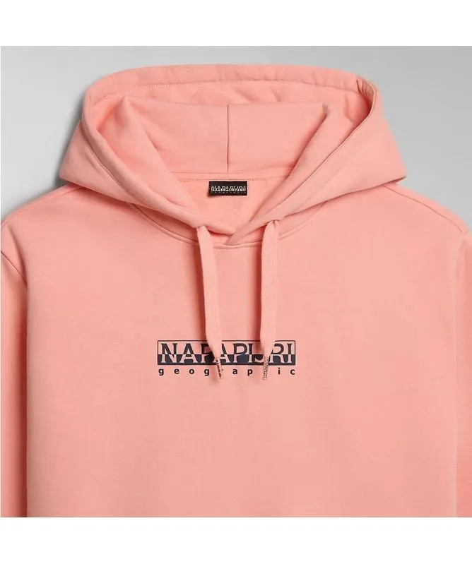 napapijri B Box Men's Hoodie in pink salmon np0a4gbep1i1, white whisper np0agben1a1 at kular fashion