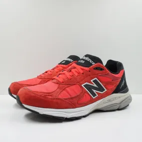 New Balance 990v3 MiUSA Red Suede