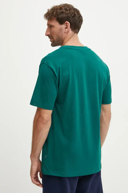 New Balance cotton t-shirt men’s green color with an application MT43556MHN