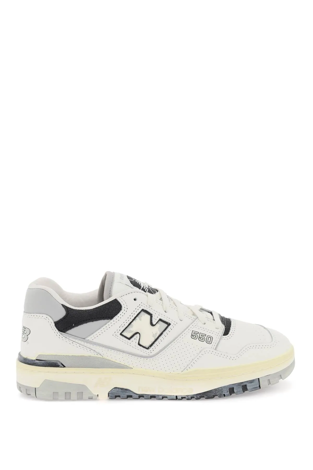 New balance vintage-effect 550 sneakers BB550VGB OFF WHITE GREY