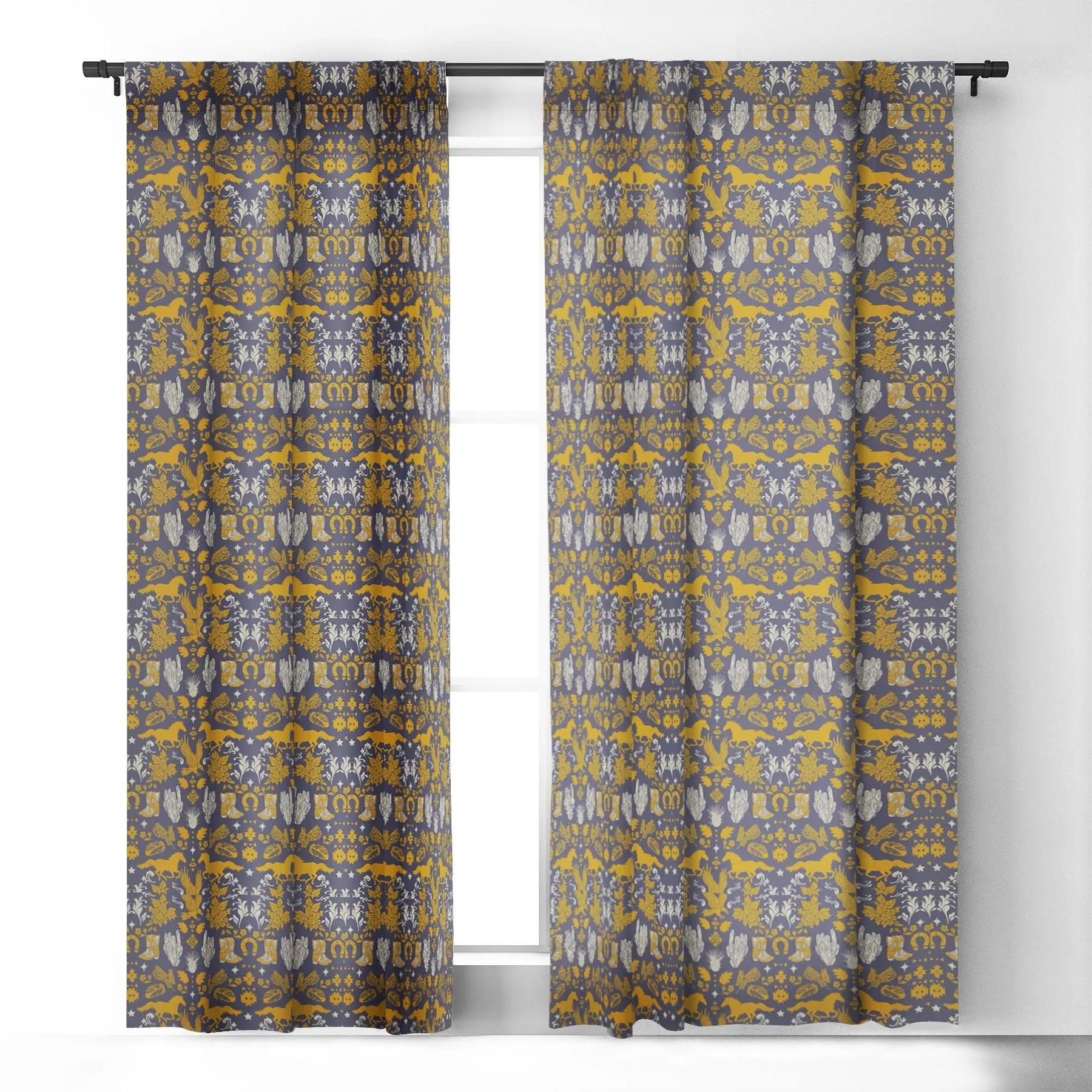 Ole Western Fairytale Blackout Window Curtains (DS)