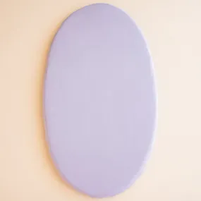 Oval Bassinet Sheet in Taro