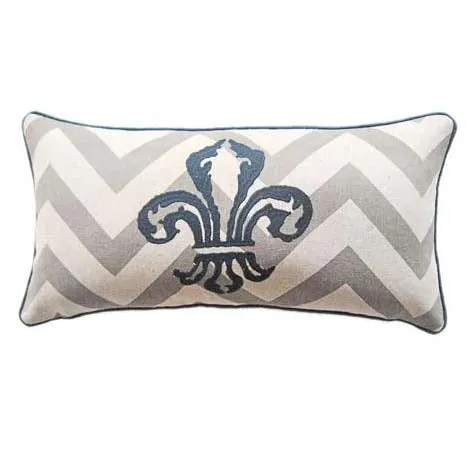 Pillow Fleur De Lis Accent