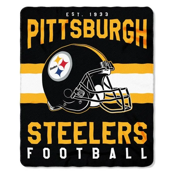 Pittsburgh Steelers 50 x 60 Singular Fleece Throw Blanket