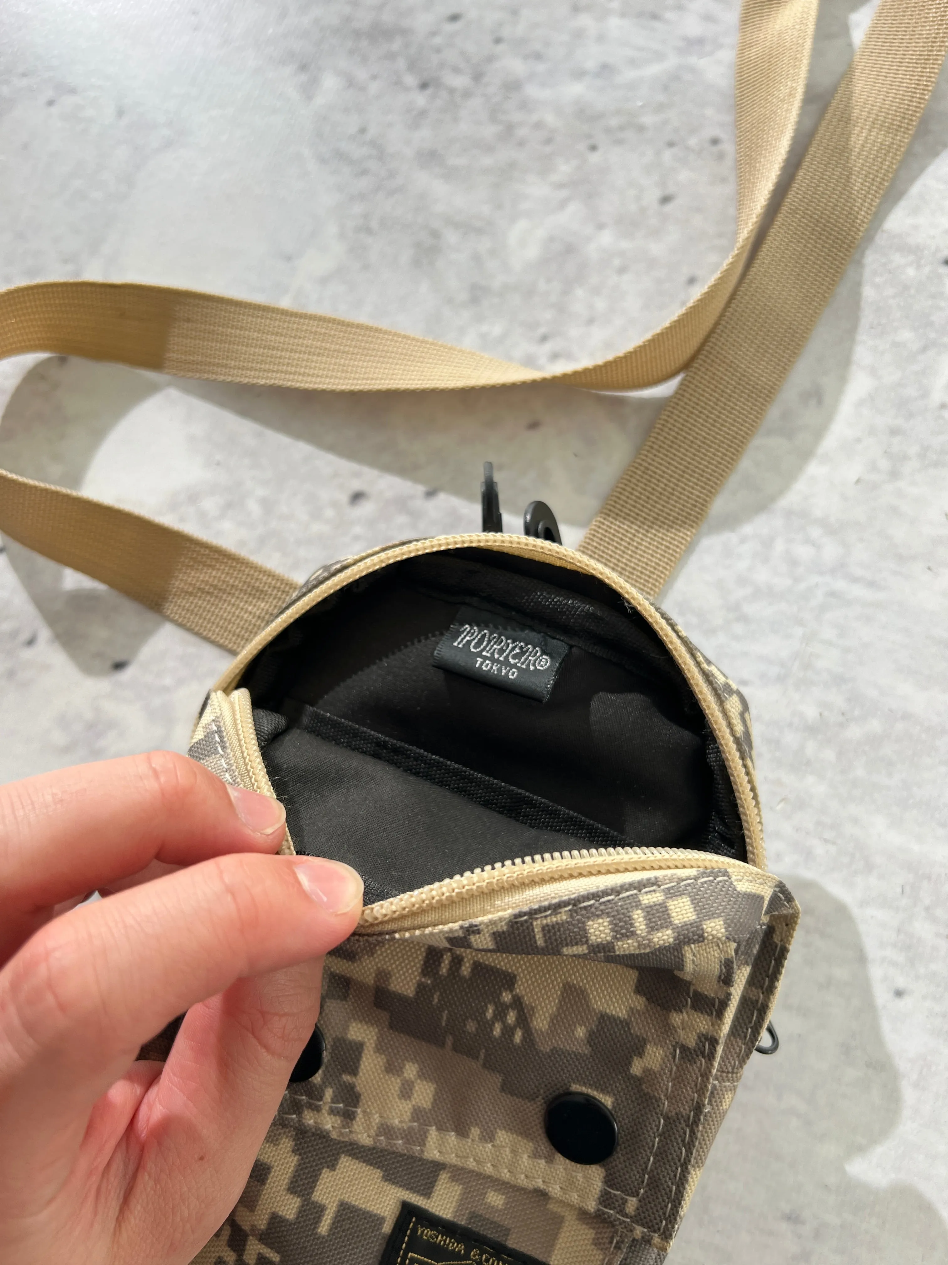 Porter Yoshida & Co. digi camo pouch / shoulder bag (one size)