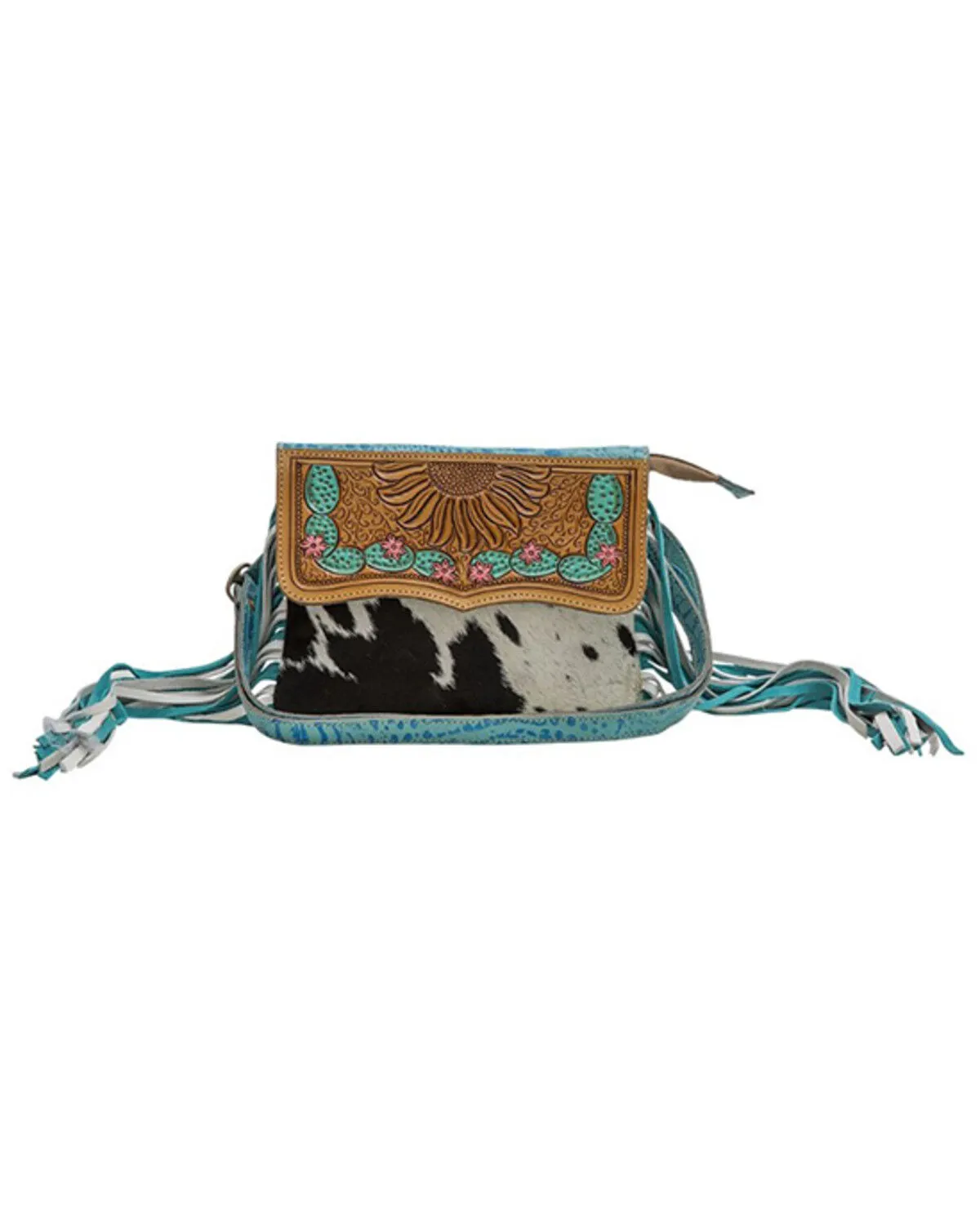 Product Name:  Myra Bag Women's Leivitate Hand-Tooled Crossbody Bag