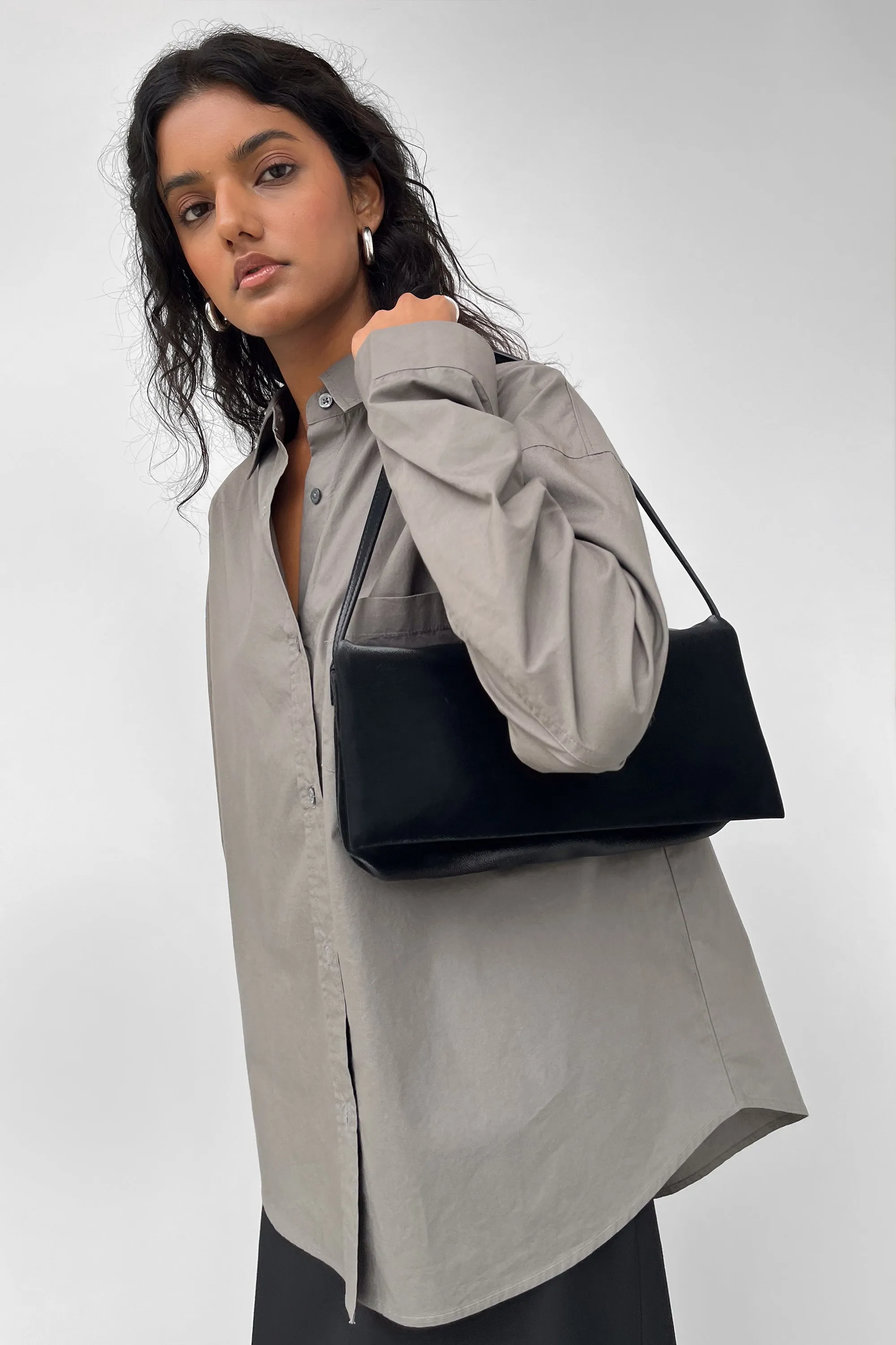 PUFFY NYLON SHOULDER BAG