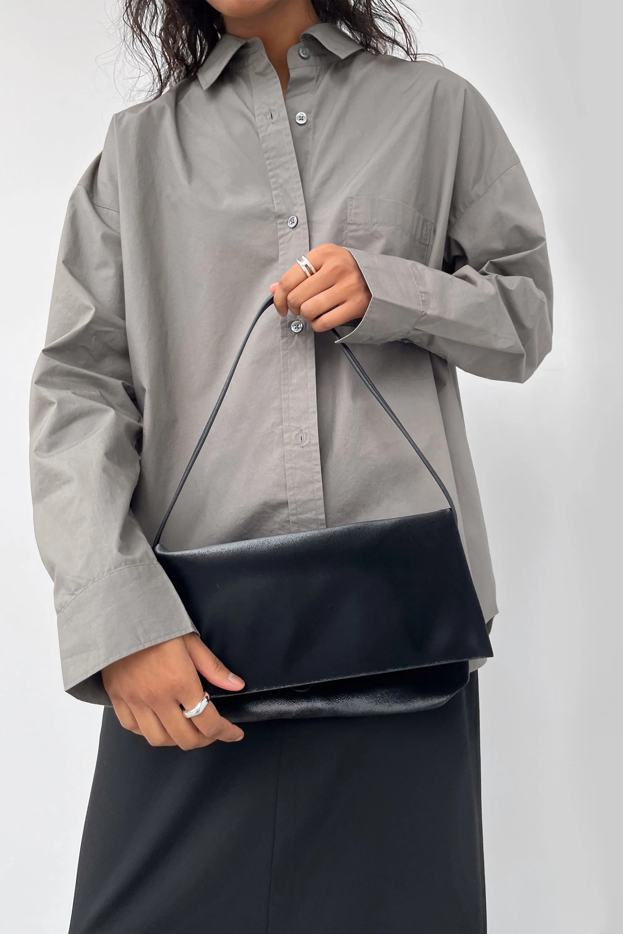 PUFFY NYLON SHOULDER BAG