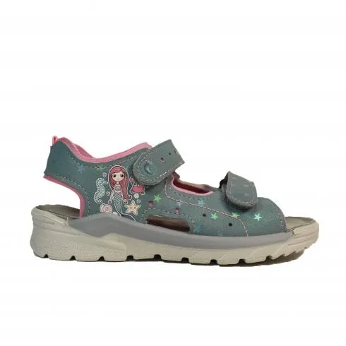 Ricosta Surf | Arctic/Mallow | Water-Friendly | Children's Rip Tape Sandals