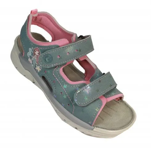 Ricosta Surf | Arctic/Mallow | Water-Friendly | Children's Rip Tape Sandals