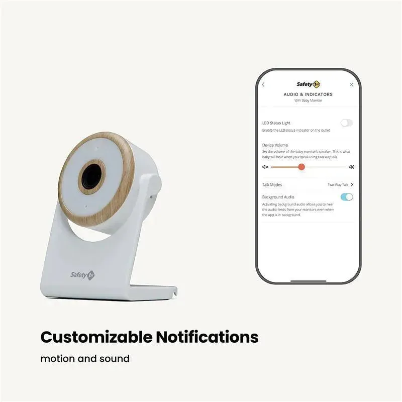 Safety 1St - Connected WiFi Baby Monitor with 1080p HD Camera