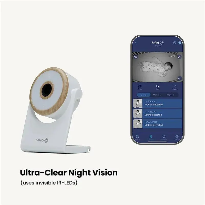 Safety 1St - Connected WiFi Baby Monitor with 1080p HD Camera