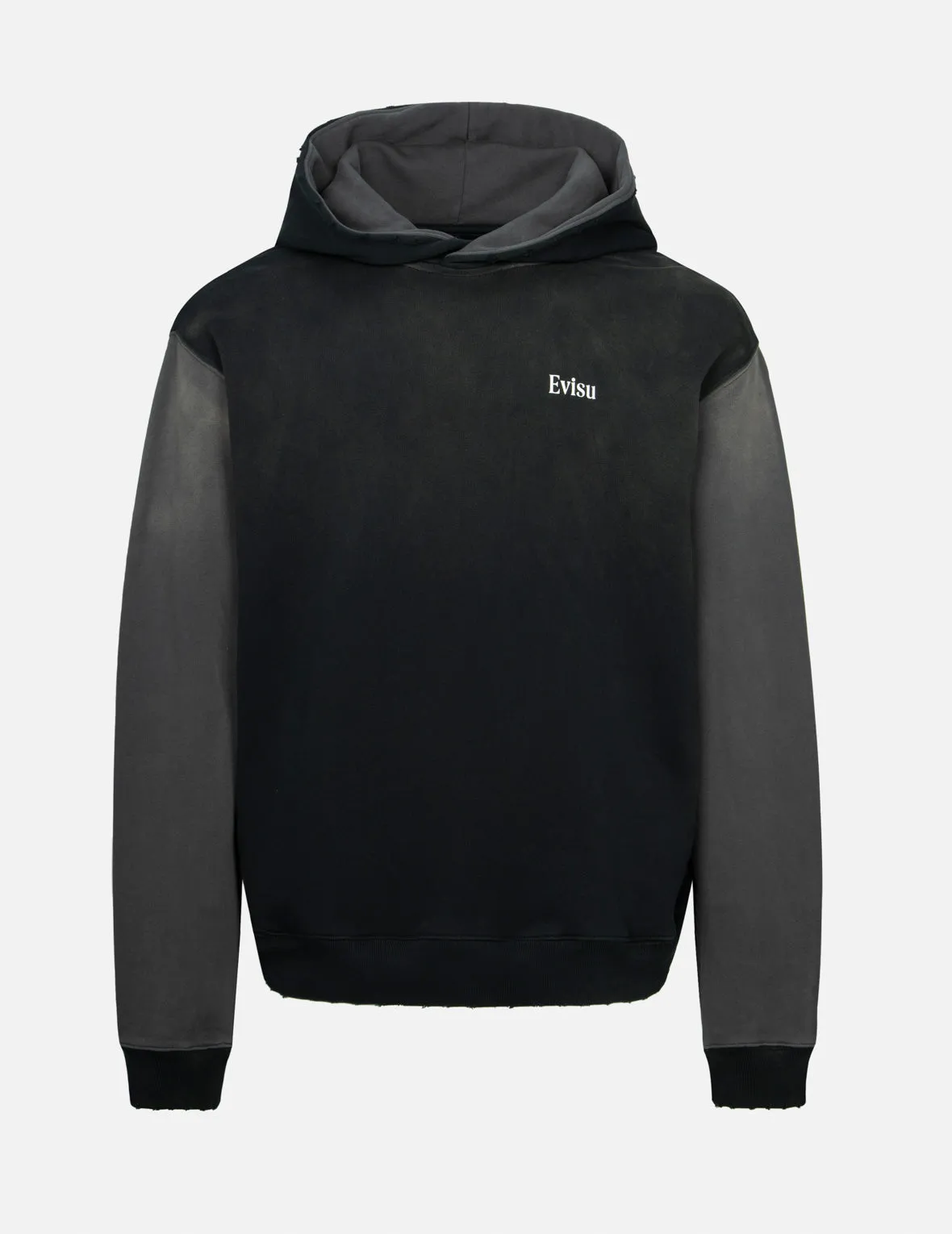 Seagull and Logo Print Boxy Hoodie