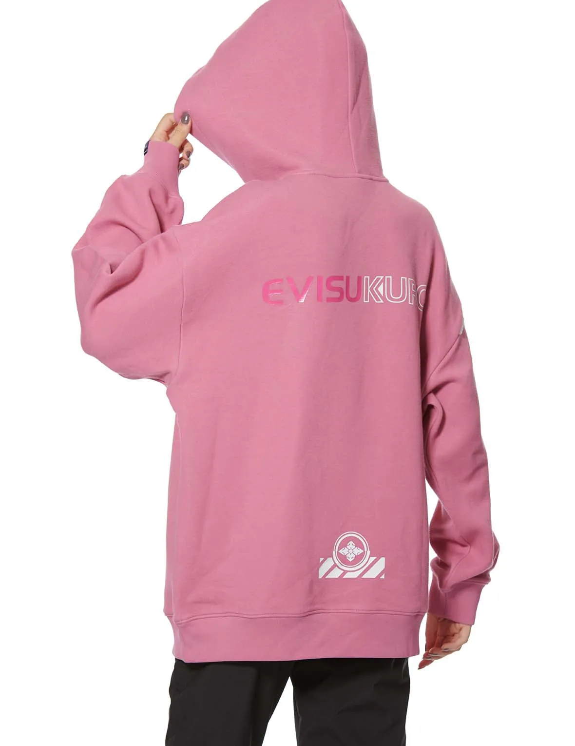 Seagull Print Oversized Hoodie