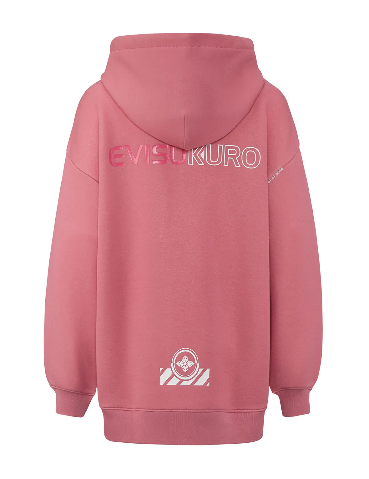 Seagull Print Oversized Hoodie