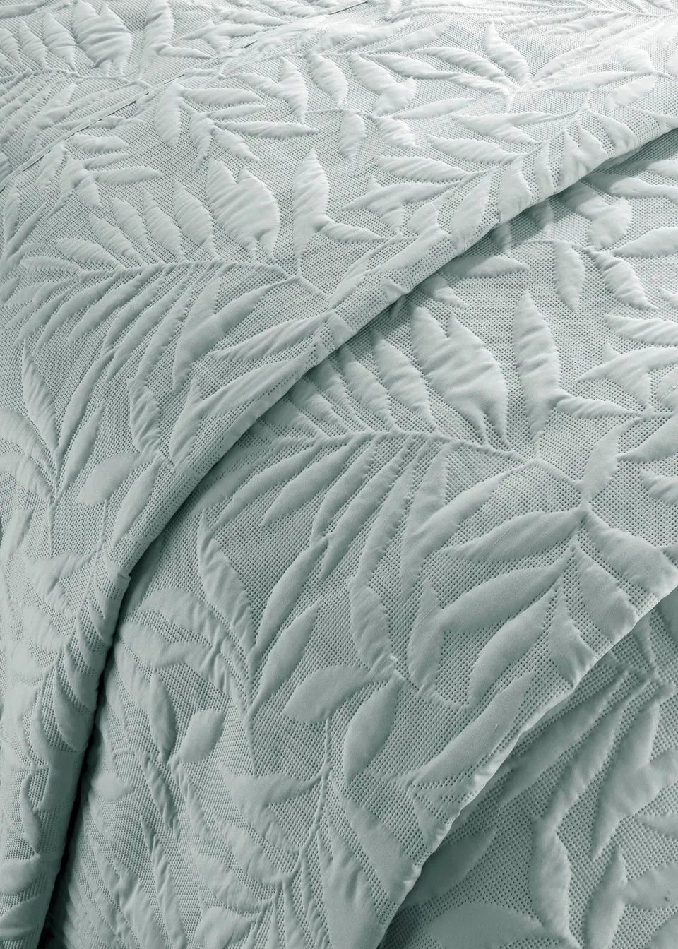 Serene Luana Soft Touch Green Duvet Cover Set